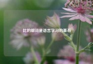 比的组词是语言学习的基石